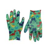 Dirty Work Gardening Gloves Multi - Green & Blue Dino Garden Gloves