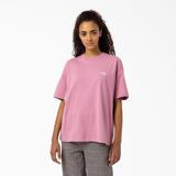 Dickies Women's Summerdale Short Sleeve T-Shirt - Foxglove Size L (FSR08)