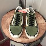 Vans Shoes | New Authentic Vans Womans Shoe | Color: Green/White | Size: 9