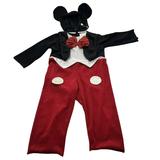 Disney Costumes | Disney Mickey Mouse Costume Halloween Toddler Size 2t Halloween Dress Up Pretend | Color: Black/White | Size: 2t