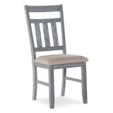 Linon Home Dining Chairs Grey - Gray Turino Dining Side Chair - Set of Two