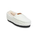 Women's Textured Knit Mocassin Slipper Slippers by GaaHuu in Natural (Size L(9/10))