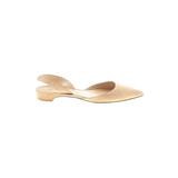 Paul Andrew Flats: Tan Solid Shoes - Women's Size 38 - Pointed Toe