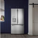 GE Appliances 36" French-door Refrigerator 25.6 cu. ft. Smart ENERGY STAR®, Stainless Steel, Size 69.88 H x 35.75 W x 35.88 D in | Wayfair