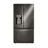 LG Electronics 24 cu. ft. French Door Smart Refrigerator, Dual Ice with Craft Ice in PrintProof Black Stainless Steel, Counter Depth
