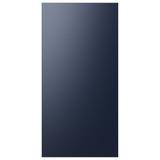 Samsung Bespoke 4-Door French Door Refrigerator Top Panel in Navy Steel in Blue | RA-F18DU4QN