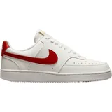 Nike Women's Court Vision Low Next Nature Shoes, Size 9.5, White/Red