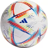 adidas FIFA World Cup Qatar 2022 Al Rihla Training Soccer Ball, Size 4, White/Pantone