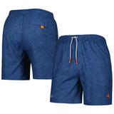 "Men's Tommy Bahama Blue Tampa Bay Rays Naples Layered Leaves Swim Trunks"