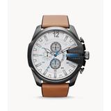 Diesel Men's Mega Chief Chronograph, Gunmetal-Tone Stainless Steel Watch