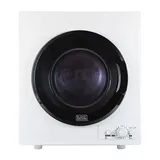 BLACK+DECKER BCED37 Portable Dryer Small 4 Modes Load Volume 13.2 lbs. White, One Size , White