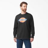 Dickies Men's Tri-Color Logo Graphic Long Sleeve T-Shirt - Black Size (WL22A)