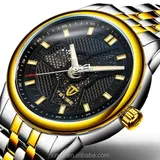 Brand TEVISE Gold Watch Men Fashion Luxury Honeycomb Wristwatches Waterproof Automatic Mechanical Watch Sport Casual Watches