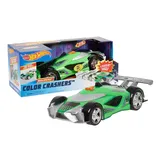 Just Play Hot Wheels Mach Speeder Color Crashers Car, Mach Green