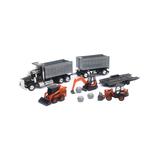 Group Sales Toy Cars and Trucks Orange - Kubota Construction Vehicle & Kenwood Dump Truck Play Set