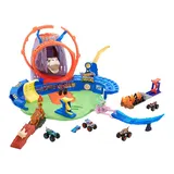 Hot Wheels Monster Trucks T. Rex Volcano Arena Track Playset, Multicolor