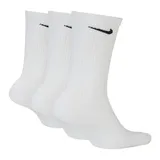 Big & Tall Nike Everyday Plus 3-pack Dri-FIT Cushion Crew Training Socks, Men's, Size: 8-12, White