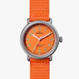 Shinola Men's Watch | Orange Dial + Orange Nylon Strap | The Runwell 41mm