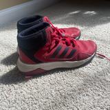 Adidas Shoes | Adidas Kids Basketball Shoes Boys 5.5 Or Womens 7 | Color: Black/Red | Size: 5.5bb