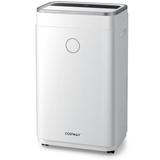 Costway 60-Pint Dehumidifier for Home and Basements 4000 Sq. Ft with 3-Color Digital Display-White