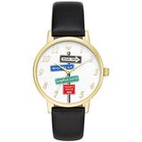 Kate Spade Accessories | Kate Spade - Watch (Black And Gold) | Color: Black/Gold | Size: Os