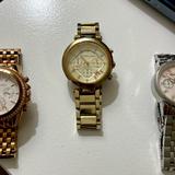 Michael Kors Accessories | Michael Kors Mk5276 Gold Chronograph Watch | Color: Gold | Size: Womens Standard