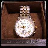 Michael Kors Accessories | Michael Kors Ladies Watch | Color: Gold/Silver | Size: Os