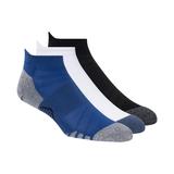 Skechers Men's 3 Pack Low Cut Extra Terry Socks | Size Large | Blue