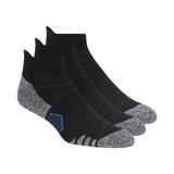 Skechers Men's 3 Pack Low Cut Extra Terry Socks | Size Large | Black