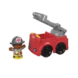 Little People Fisher-Price To The Rescue Fire Truck Vehicle and Accessories Set, Red Truck