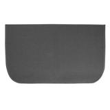 Solid Accent Rug by RITZ in Graphite (Size 18 X 30)