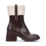 Cape Robbin Women's Casual boots Brown - Brown Sherpa-Cuff Pointed-Toe Ankle Bootie - Women