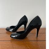 Kate Spade Shoes | Kate Spade Patent Leather Peep Toe Pump Heels In Black | Color: Black | Size: 7