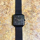 Michael Kors Accessories | Michael Kors Square Face Watch, Stainless Steel, Adjustable | Color: Black | Size: Os
