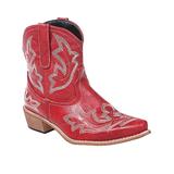 RXFSP Women's Western Boots Red - Red Embroidered Cowboy Boot - Women