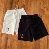 Under Armour Bottoms | Under Armour Youth Heat Gear Shorts Size Youth Lg | Color: Black/White | Size: Lb