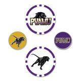 "WinCraft Prairie View A&M Panthers Logo 4-Pack Ball Marker Set"