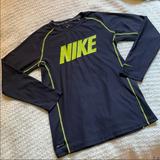 Nike Shirts & Tops | Nike Youth Large Dri-Fit Long Sleeve Training Tee | Color: Black/Yellow | Size: Lb