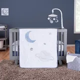 Trend Lab Celestial Space 3-Piece Crib Bedding Set In Navy Navy/multi