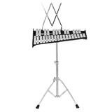 Costway 30 Notes Percussion with Practice Pad Mallets Sticks Stand