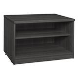 Ebern Designs 2-Shelves Storage Cabinet Wood in Brown/Gray, Size 20.0 H x 30.0 W x 20.0 D in | Wayfair 528655401ADC4AB19BF6A03A4C65507D