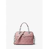 Michael Kors Blaire Extra-Small Logo Duffel Crossbody Bag Pink One Size