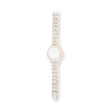 Tahari Ladies Two Tone Bracelet Watch With Stone Accents