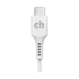 Cellhelmet Charge And Sync Usb-C To Lightning Round Cable (10 Feet), White