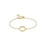 Naida Diamond Circle Pendant Bracelet In 18ct Gold On Sterling Silver At Nordstrom Rack