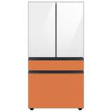 Samsung 23 cu. ft. Smart Bespoke 4-Door French-Door Refrigerator w/ Customizable Panel Colors & AutoFill Water Pitcher in Custom Panel-Ready, Glass