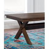Linon Home Dining Tables Rustic - Rustic Umber Turino Dining Table