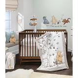 Lambs Ivy Disney Baby Storytime Pooh 3-Piece Nursery Crib Bedding Set - Multi