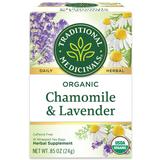 Traditional Medicinals Organic Chamomile with Lavender Herbal Tea - 16ct