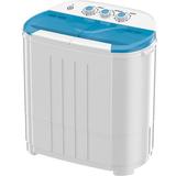 Auertech Portable Washing Machine, Mini Twin Tub Washer w/ Gravity Drain 9Lbs Washer 5Lbs Spinner, Size 23.0 H x 22.0 W x 14.0 D in | Wayfair